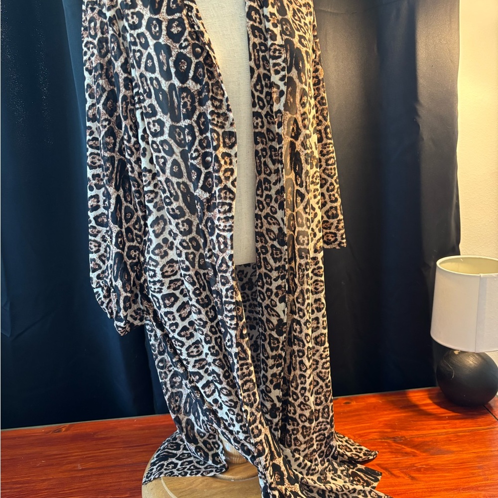 Leopard Print Women's Robe